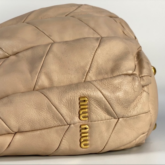 Authentic MIU MIU XL 2Way Chevron Bag - Picture 8 of 15